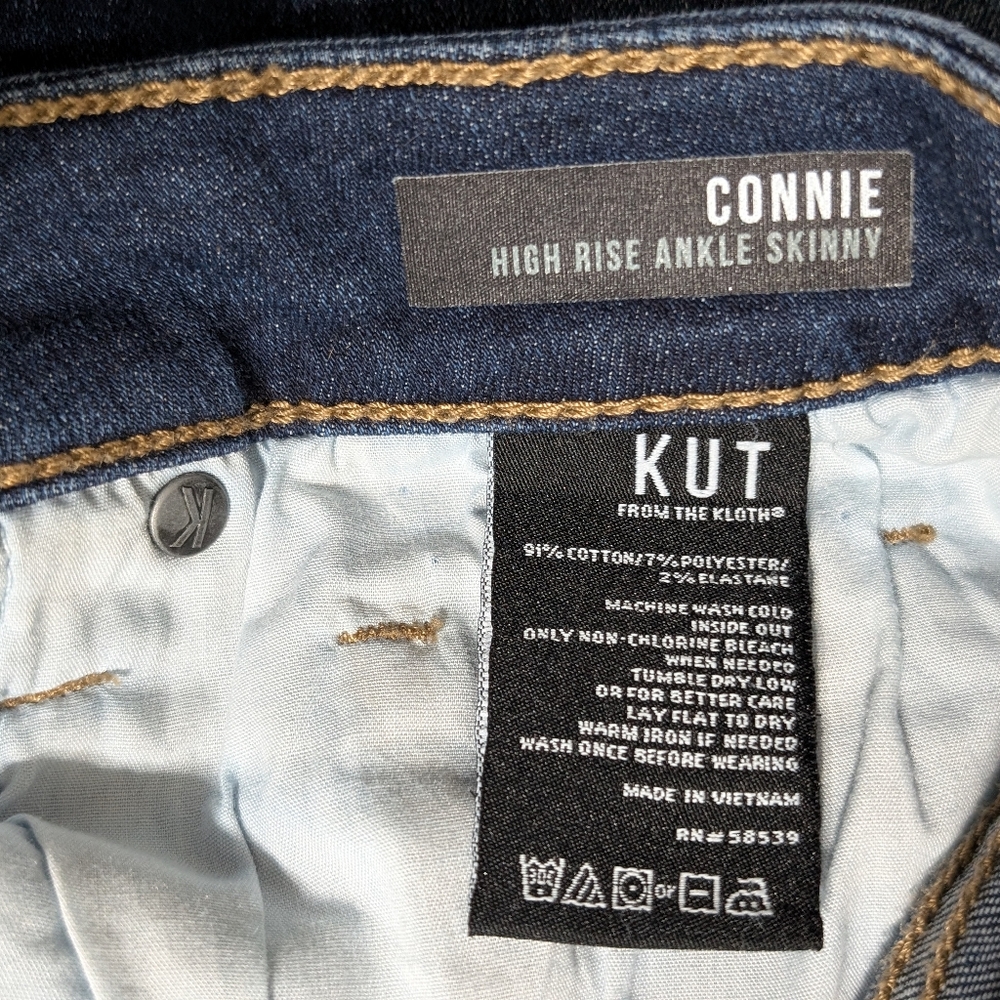 Kut From The Kloth Connie High Rise Skinny Jean - 6 - Preloved - Picture 4 of 7